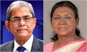 নবনির্বাচিত রাষ্ট্রপতি মির্জা ফখরুলকে অভিনন্দন জানালেন ভারতের রাষ্ট্রপতি