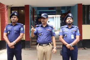 সদর থানায় গ্রাম পুলিশ প্যারেড অনুষ্ঠিত