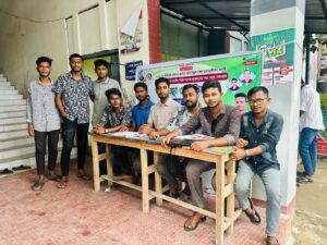 শ্যামনগর সরকারি মহসীন কলেজে ছাত্রদলের উদ্যোগে ভর্তি সহায়তায় “হেল্প ডেক্স”